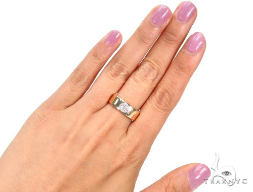 Prong Diamond Wedding Band 42456 - Image 7