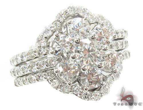 Prong Diamond Wedding Ring 34897 - Image 1