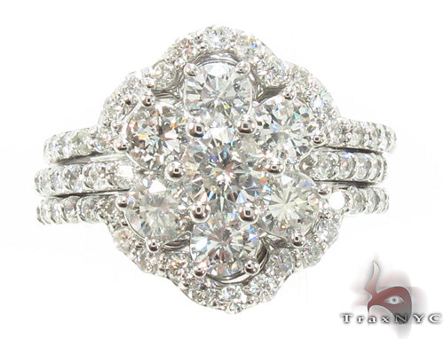 Prong Diamond Wedding Ring 34897 - Image 2