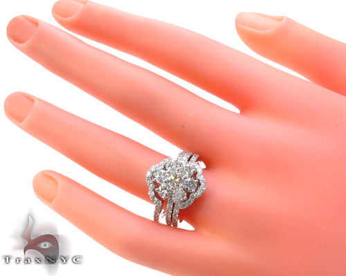 Prong Diamond Wedding Ring 34897 - Image 8