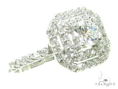 Prong Diamond Wedding Ring 37775 - Image 1