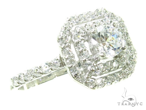 Prong Diamond Wedding Ring 37775 - Image 1