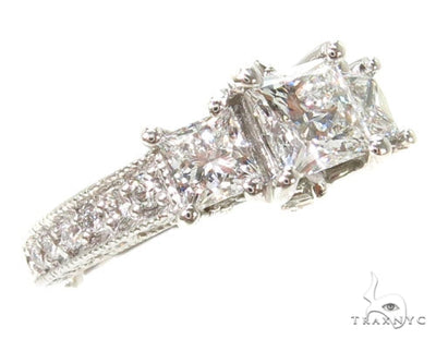 Prong Diamond Wedding Ring 39755 - Image 1