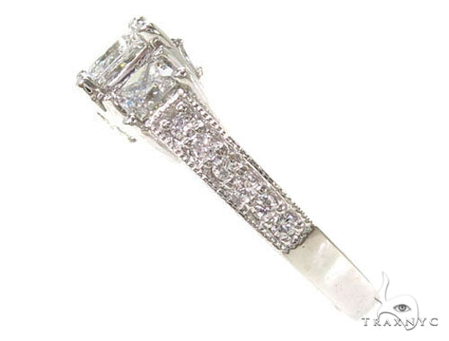 Prong Diamond Wedding Ring 39755 - Image 7