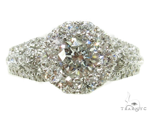 Prong Diamond Wedding Ring 40464 - Image 2