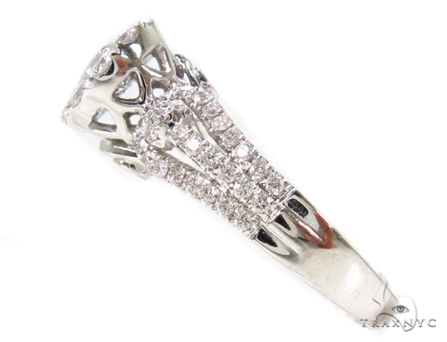 Prong Diamond Wedding Ring 40464 - Image 4