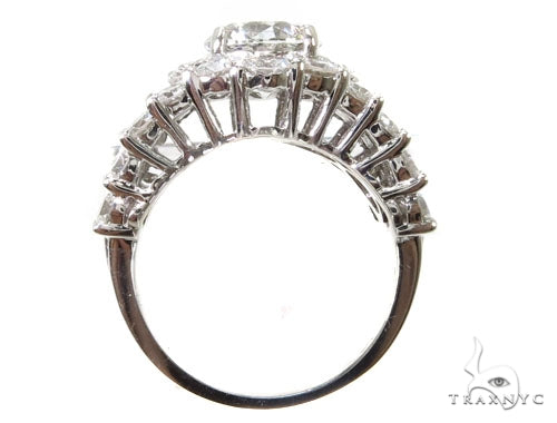 Prong Diamond Wedding Ring Set 39769 - Image 11