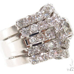 Prong Diamond Wedding Ring Set 39769 - Image 6