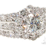 Prong Diamond Wedding Ring Set 39769 - Image 7
