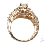 Prong Diamond Wedding Ring Set 45064 - Image 7