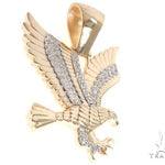 Prong Diamond Wild Eagle Pendant 64139 - Image 2
