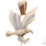 Prong Diamond Wild Eagle Pendant 64139 - Image 3