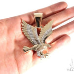 Prong Diamond Wild Eagle Pendant 64139 - Image 6