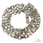 14K Gold Diamond Lock Anchor Chain 68038 - Image 2