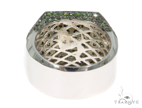 Prong Green Diamond Ring 44535 - Image 5