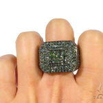 Prong Green Diamond Ring 44535 - Image 7