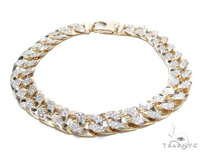 Prong Miami Cuban Diamond Bracelet 42391 - Image 1