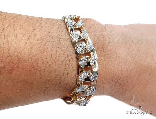 Prong Miami Cuban Diamond Bracelet 42391 - Image 7