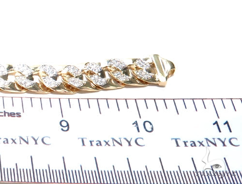 Prong Miami Cuban Diamond Bracelet 42391 - Image 9