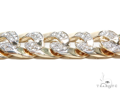 Prong Miami Cuban Diamond Bracelet 42392 - Image 3