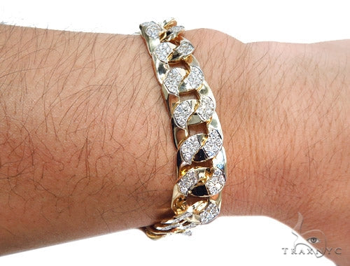Prong Miami Cuban Diamond Bracelet 42392 - Image 7