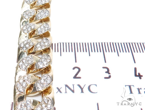 Prong Miami Cuban Diamond Bracelet 42392 - Image 8