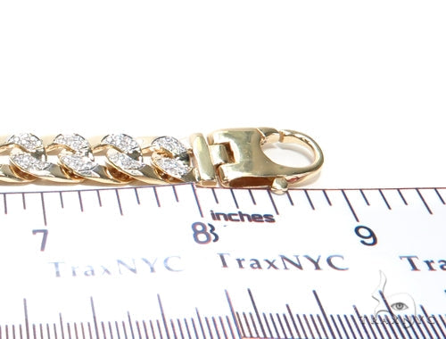 Prong Miami Cuban Diamond Bracelet 42392 - Image 9