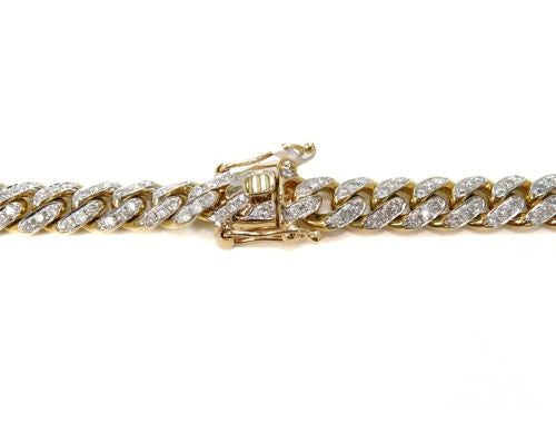 Prong Miami Cuban Diamond Chain 30 Inches 9.5mm   64495 - Image 5