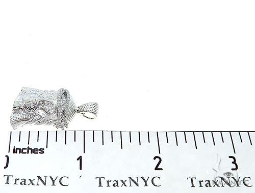 Jesus Diamond White Gold Pendant 65222 - Image 10