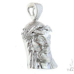 Jesus Diamond White Gold Pendant 65222 - Image 4