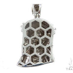 Jesus Diamond White Gold Pendant 65222 - Image 5
