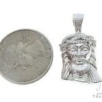 Jesus Diamond White Gold Pendant 65222 - Image 7
