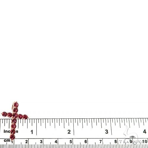 Blood Red Sapphire Cross 66977 - Image 5