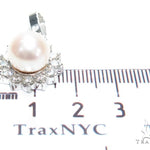Prong Pearl Diamond Pendant 40938 - Image 6