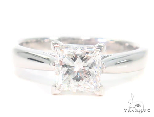 Prong Princess Diamond Engagement Ring 44607 - Image 2