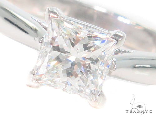 Prong Princess Diamond Engagement Ring 44607 - Image 3