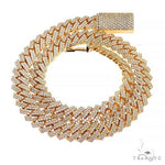 Prong Set Diamond Cuban Chain 66847 - Image 3