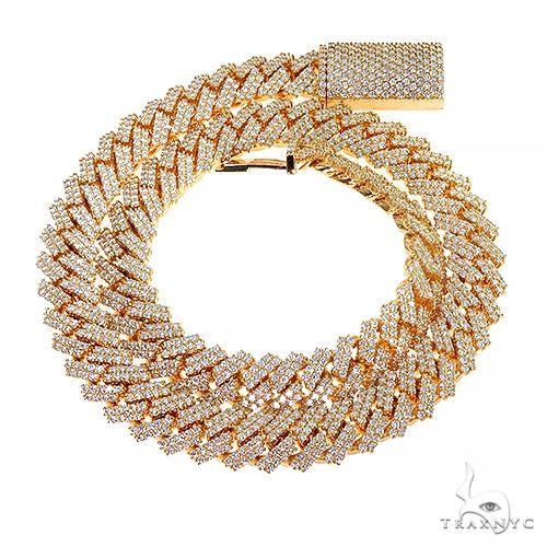 14K Gold miami cuban chain, 15 mm, photo 3 of 6