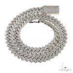 Prong Set Diamond Cuban Chain 66848 - Image 3