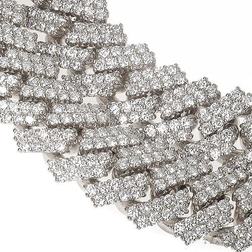 Prong Set Diamond Cuban Chain 66848 - Image 4