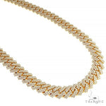 Prong Set Diamond Cuban Chain 66849 - Image 2