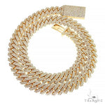 Prong Set Diamond Cuban Chain 66849 - Image 3