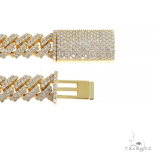 Prong Set Diamond Cuban Chain 66849 - Image 5