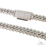Prong Set Diamond Cuban Chain 66851 - Image 1