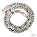 Prong Set Diamond Cuban Chain 66851 - Image 3