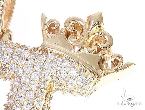 14K Yellow Gold MT Crown Pendant 65135 - Image 5