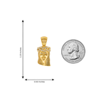 Prong Diamond Jesus Piece 41604