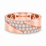 Prong Diamond Wedding Band 40687