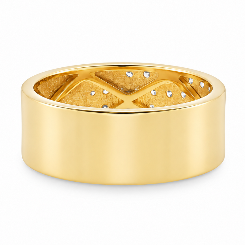 Prong Diamond Wedding Band 40687