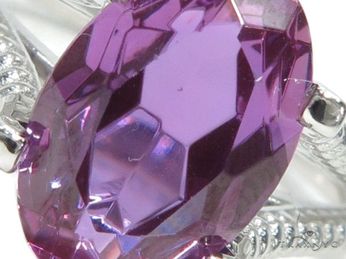 Amethyst & Diamond RIng 40749 - Image 3